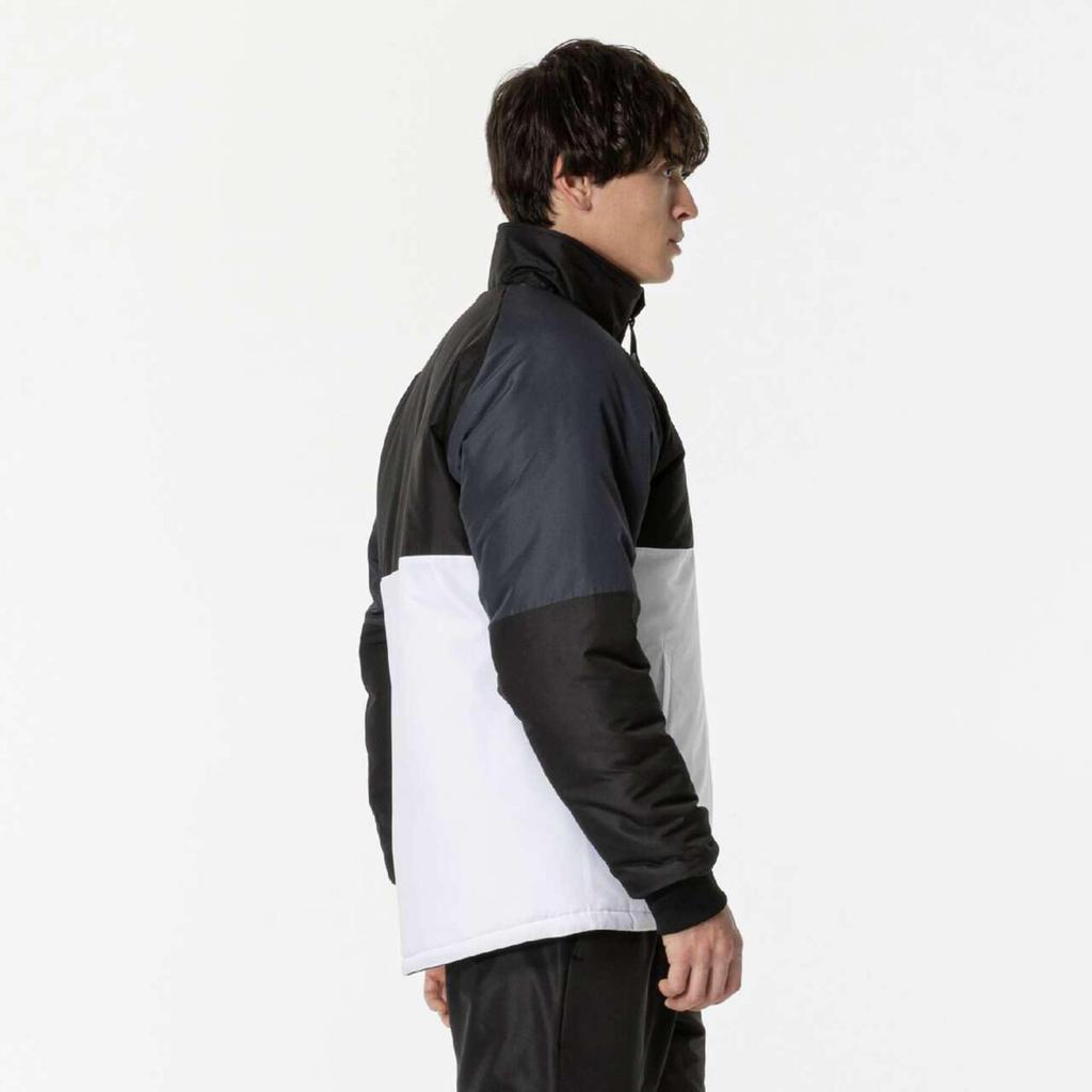 Куртка для тенниса с наполнителем, водоотталкивающая, стандартный силуэт 62MEB505, черный x белый [Mizuno]