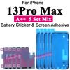 5 комплектов Водонепроницаемый клей для батареи Для iphone 14 12 13 11 15 16 Pro Max Plus Герметичная наклейка Полоски клейкой ленты для рамки LCD