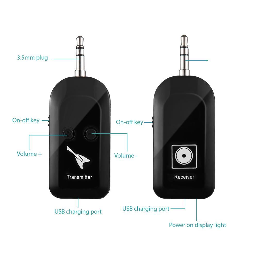 Беспроводная гитарная система, перезаряжаемый 2.4G гитарный передатчик и приемник, набор для передачи в реальном времени