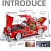1:24 Литых Автомодели 300SL Игрушки 4 Двери Открываются Винтажный Автомобиль Колесо Игрушка Машинка с Инерционным Механизмом для Мальчиков Взрослых Коллекции Подарки