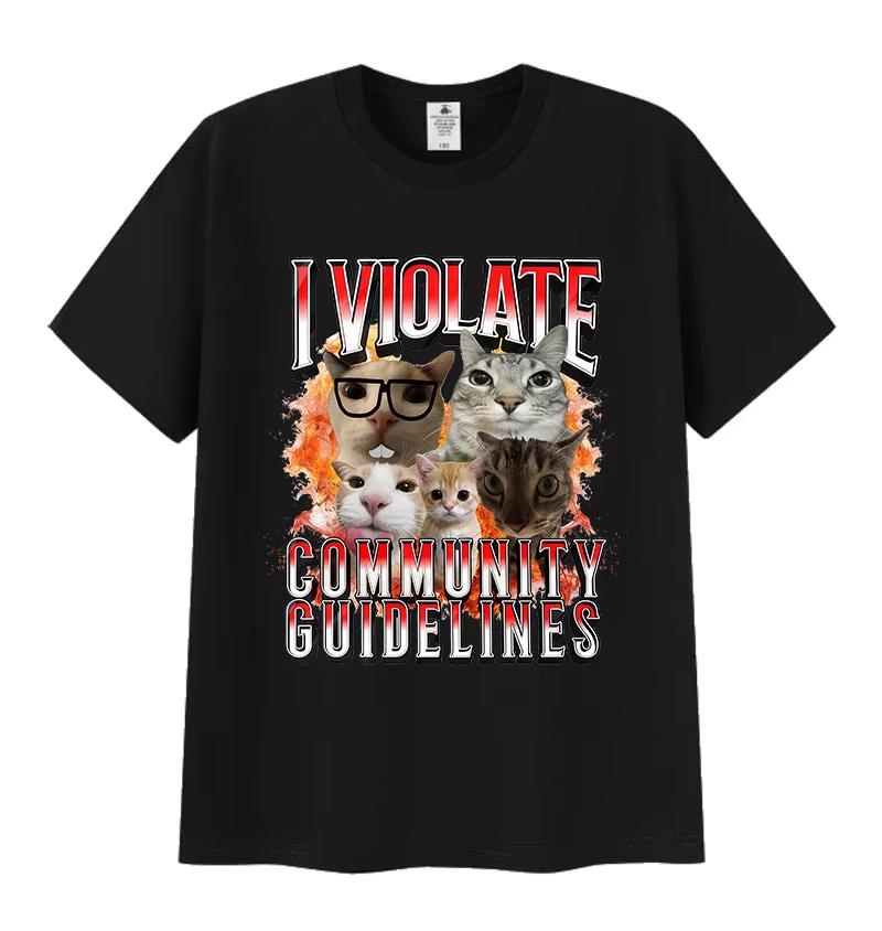 2026 Summer Hot Sale Funny Graphic T Shirt Y2k Aesthetic Print Casual Unisex Soft Short Sleeve Streetwear Fashion Top U Unisex