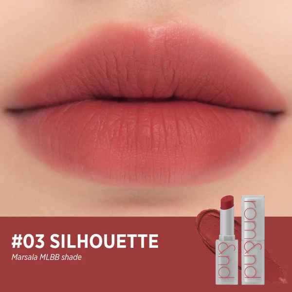 Rom&nd Zero MATTE LIPSTICK, Стойкая, Макияж, Kbeauty, Корейская косметика, образец