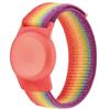 Детский браслет для Apple AirTag Защитный чехол для Air Tag Держатель GPS-трекера Нейлоновый регулируемый ремешок Для детей Пожилых
