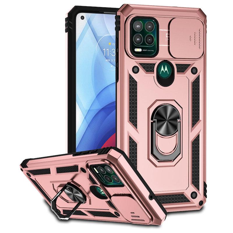 QWДля Motorola Moto G PURE G Power STYLUS Fusion чехол Роскошный автомобильный магнитный чехол для телефона с кольцом для Moto PLAYСиликоновый задний чехол