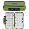 SAKURAN Fishing Tackle Storage Waterproof Lure Compact and with Multifunctional Case, Design, Storage, Lightweight, Dividers, (Green, L)
