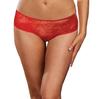 Low-Rise Panty, Open, Ruffles On the Back Dg1300 Xred