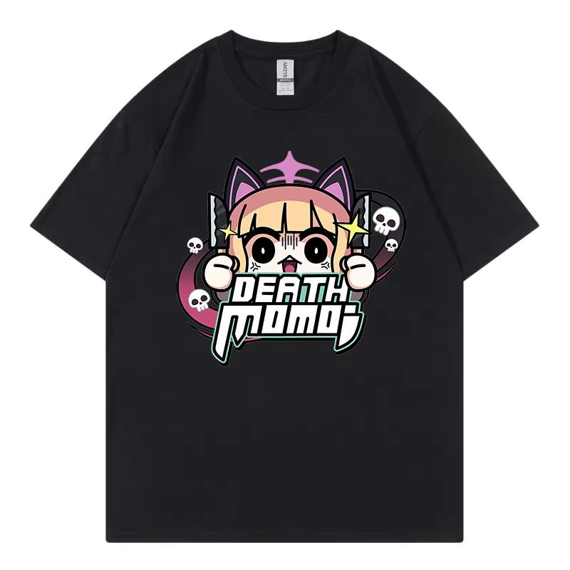 Blue Anime Archive TShirt Funny Unisex Anime Print Cartoon Tops Harajuku Unisex Clothing Cosplay Clothes Cotton Graphic TShirts
