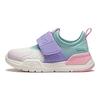 Li-Ning Облачные Нескользящие Амортизирующие Износостойкие Дышащие Детские Повседневные Кроссовки Детские кроссовки Белые Фиолетовые YKNU040-10