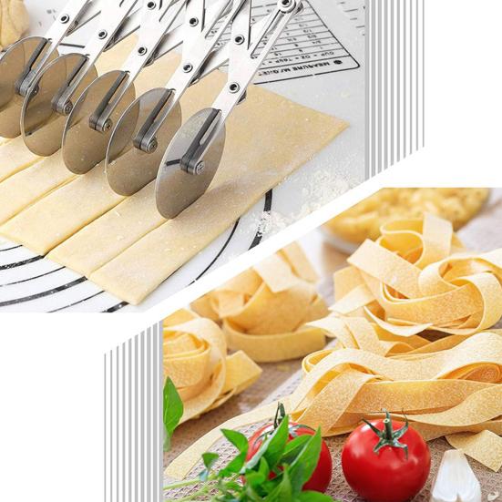 Колесо для пиццы из нержавеющей стали Yousheng, профессиональный регулируемый резак для печенья, разделитель теста для домашней кухни, ресторана, школы выпечки