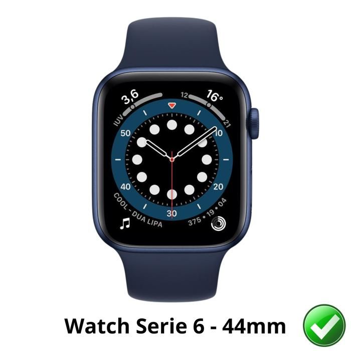 Protection écran pour Watch Serie 6 - 44mm [Pack 6] Film Plastique Protecteur Résistant Ultra Mince Phonillico