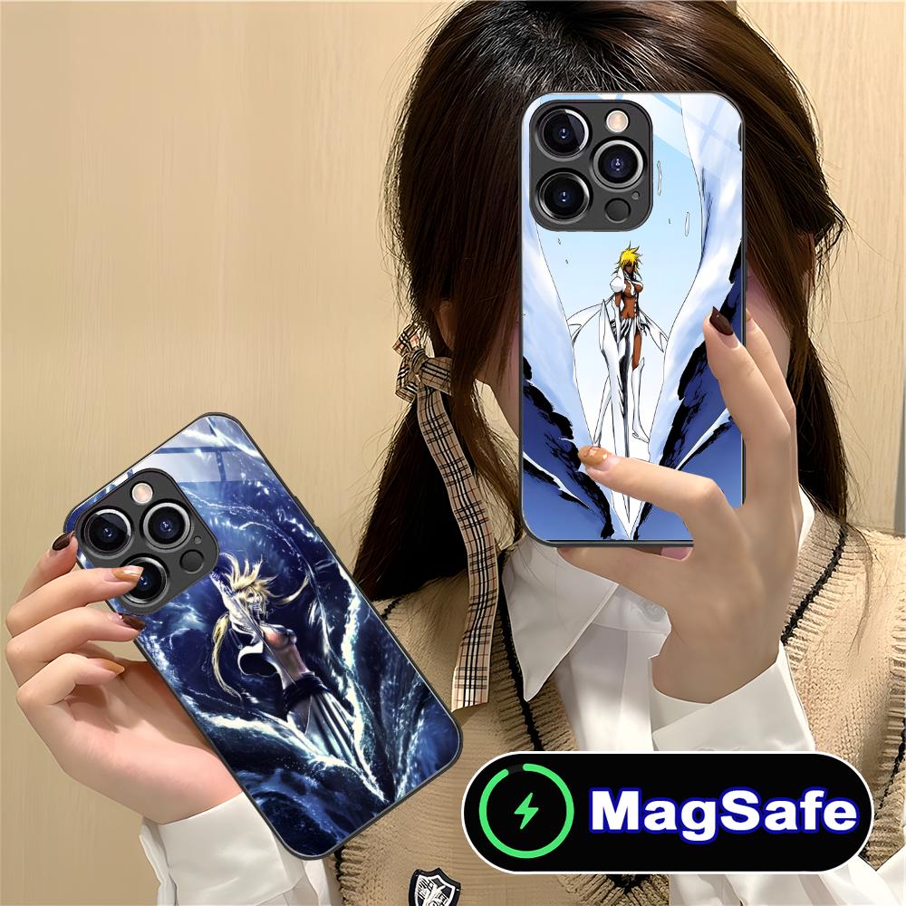 Чехол для телефона Bleach Tier Harribel для iPhone 17 16 15 14 13 12 11 Air Pro Max Plus Mini MagSafe Стеклянный Цветной Чехол Чехол