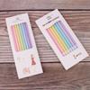 Birthday Candles Rainbow Wax Gradient Color Candle Birthday Cake Candle Pencil Candle Cake Candle