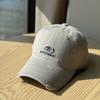 Korean-style sun protection versatile soft-top baseball cap for women and men, with deep crown and wide head circumference, embroidered duckbill cap