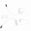 2PCS Acoustic Tube Headset Clear Surgical Grade UV Resistant Replacement Coil for Baofeng