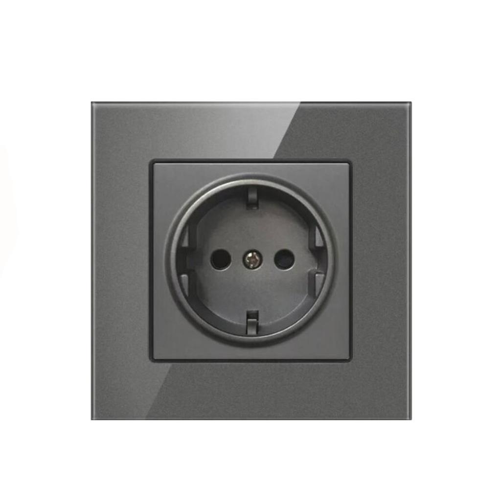 Европейский стандарт настенная розетка панель с круглым отверстием панель розетка