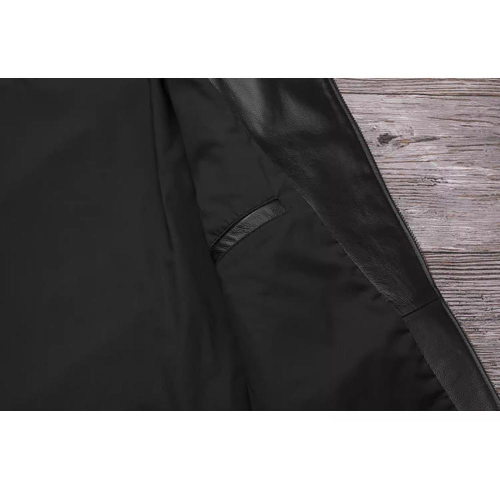 Китайский размер Тяжелая мотоциклетная куртка из натуральной коровьей кожи Верхний слой Повседневный винтажный ретро мото костюм кожаное пальто Зима