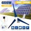 4800W Wind Turbines Generator 3 Blades Horizontal Wind Generator With Controller 12V/24V Windmill Energy Turbines Charge