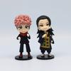 7 шт./комплект Аниме Jujutsu Kaisen Фигурка Итадори Юдзи Годзё Сатору Фусигуро Мэгуми Кугисаки Милая Игрушечная Машинка Украшение ПВХ Модель Подарок