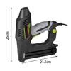 2 IN 1 Heavy Duty Electric Tacker Stapler Power Tool Furniture Staple Gun Nail Gun for Frame with 400 Staples Nail Woodworking