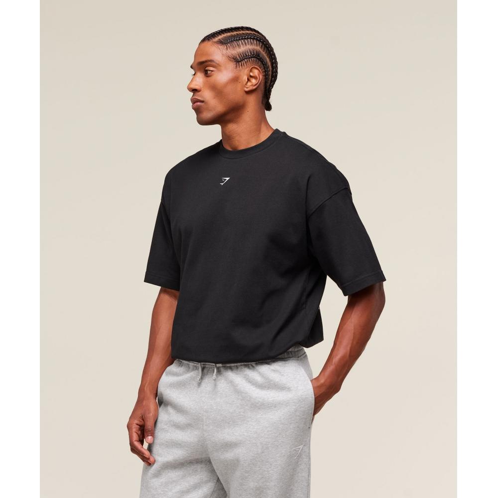 Gymshark Футболка Lifting Club Flex черная A2b8m Bb2j
