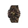 G-Shock Серия для молодежи Камуфляж 'Джунгли' Ударопрочные Водонепроницаемые Спортивные Кварцевый механизм Ремешок из смолы Мужские часы Кофейный GA-100CM-5A