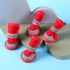 4pcs/set Non-slip Dog Mesh Shoes Breathable Dog Foot Covers Practical Puppy Socks Shoes  Summer