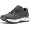 FitVille Wide Golf Perfect for Beginners and Plus Sizes Available Men's Shoes, 2E/4E, Spikes, Lightweight, Water-Repellent, High-Instep, Practice,