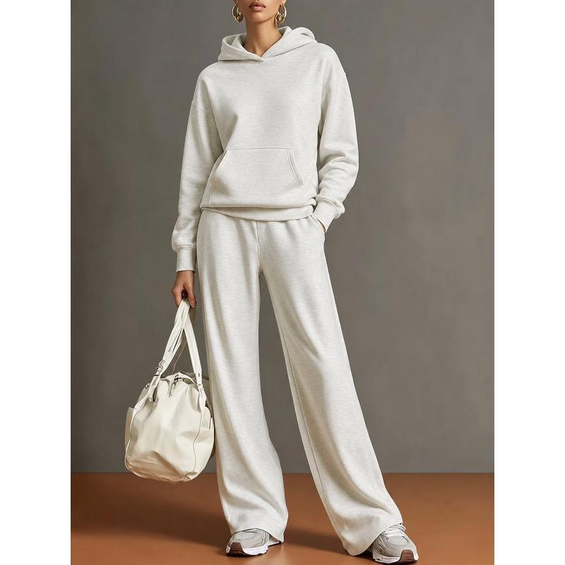 Women S Casual Loose Hoodie Sweatpants Two Piece Set