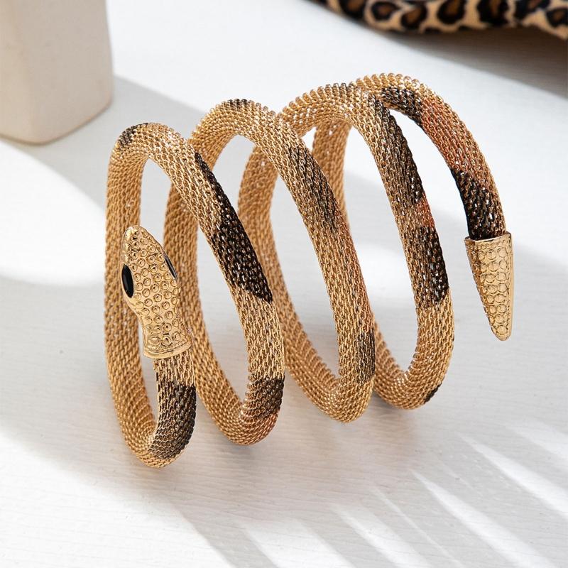 Сплав Ретро Змея Ожерелье Многофункциональное Носить как Чокер Браслет Нарукавник Удобные Не вызывают Аллергии Дизайны