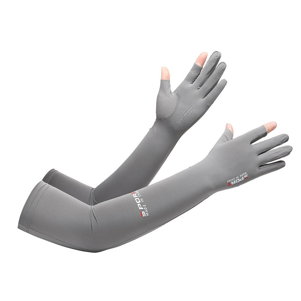 Sunscreen Ice Sleeves for Men and Women Non Slip Driving  Non Slip Cycling Bicycle  Mountain Climbing Tourism Anti Ultraviolet Sleeves