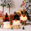 Christmas LED Doll Pendant Christmas Tree Ornaments Santa Gnome Plush Doll for Home New Year Xmas Decoration Party Favors