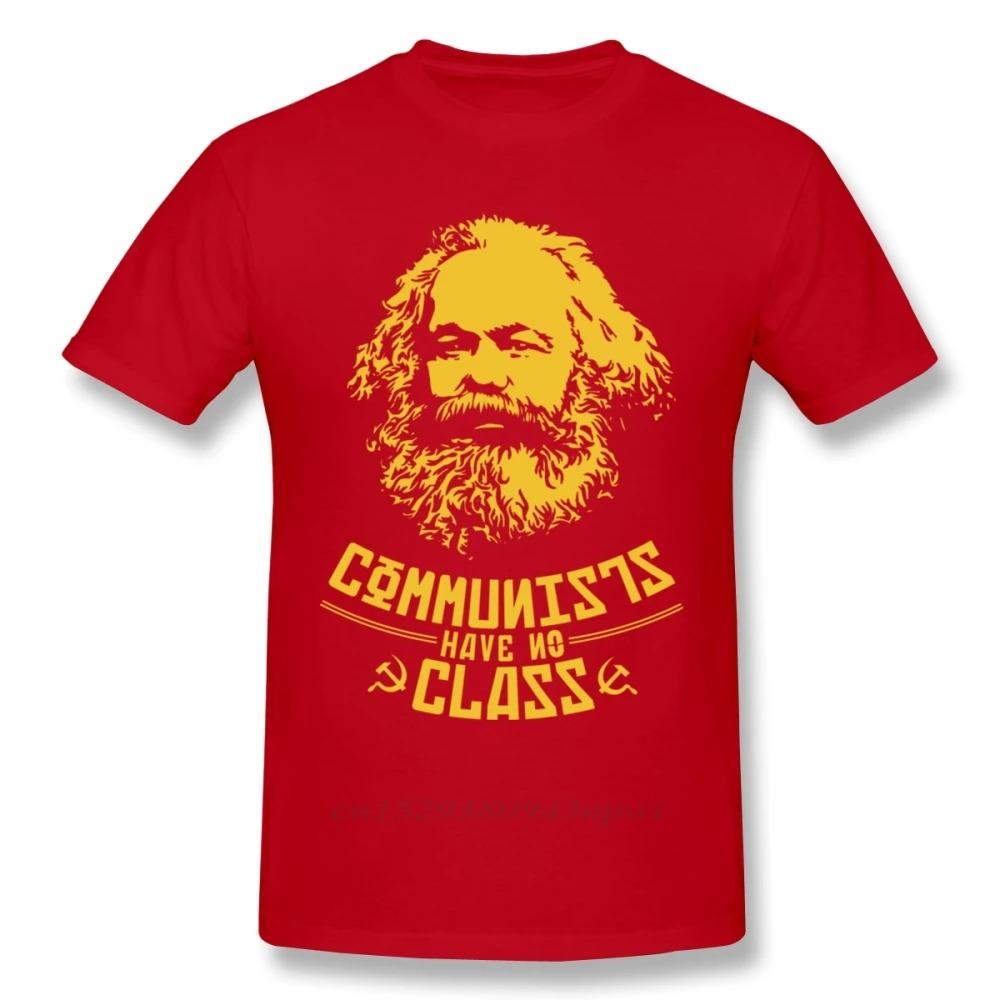 2026Karl Marx Communists Have No Class T Shirt for Unisex Unique Design Communism CCCP Marxism T Shirt Guys PunkDesigner Streetwear
