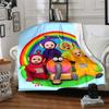 1Pc Teletubbies Adventure Blanket For Couch Bed Plush Cozy Fuzzy Blanket Super Soft Warm Blankets For Fall And Winter 0918104