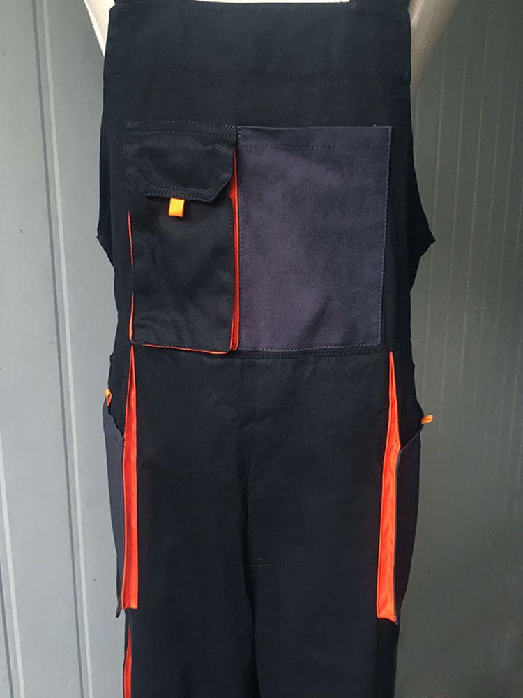 Японский модный унисекс комбинезон из чистого хлопка с множеством карманов и индивидуальным принтом