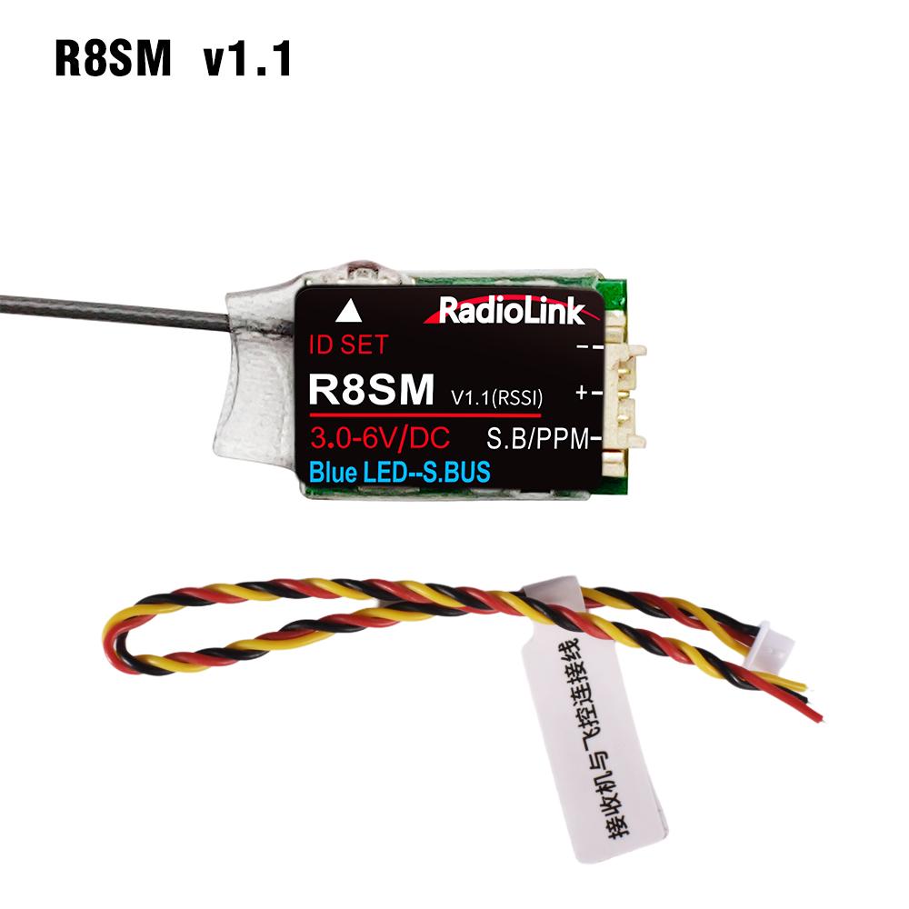 RadioLink RC Receiver R8FGH R8FG R8EF R8FM R8SM R8XM R7FG R6F R4FGM 2.4G Receiver for RC Transmitter RC8X/T8FB/T8S/RC6GS/RC4GS