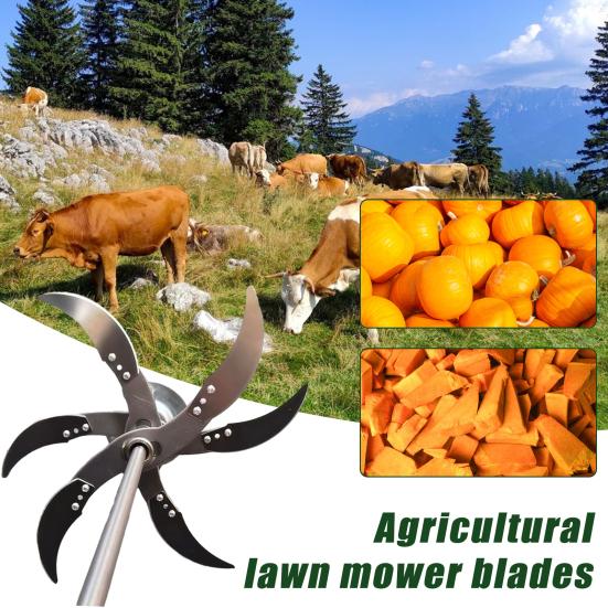 Лезвия из нержавеющей стали для газонокосилки с регулируемым диаметром, сменный комплект из нержавеющей стали, острый измельчитель овощей