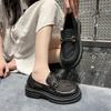 2025 New Ladies' Mesh Loafer Shoes Large Size Hollow Ultra Soft Versatile Thick-soled Slip-on Single Summer Breathable Sandals