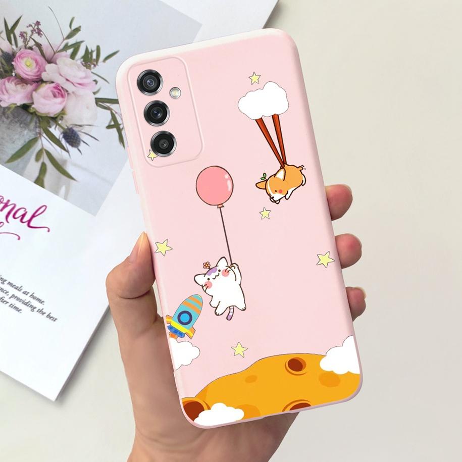 Для Samsung M52 5G Чехол Милая Утка Голова Кошки Динозавр Fundas Мягкие ТПУ Чехлы для Телефона Для Samsung Galaxy M52 5G SM-M526B Hoesje 6.7"