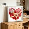 Bedroom Photo Display Personalized Mommy I Love You Flower Shadow Box Custom Names Holding Hands Frame Living Room Wall Decor Gifts for Mom
