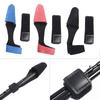 3 Set Cane Sleeves Protector Case Fastening Straps Fishing Rod Tip Covers Rod Tie Reusable Outdoor Fishing Accessories
