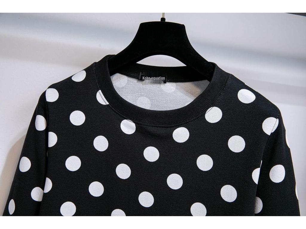 Свитшот оверсайз с круглым вырезом и принтом Микки в корейском стиле 2025 года - женский топ с длинным рукавом для весны и осени