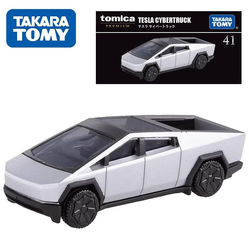 TAKARA TOMY Tomica TP41 TESLA CYBERTRUCK PREMIUM Премиальная модель автомобиля из сплава Игрушка Металлическая литая модель Коллекция Подарки на день рождения для мальчика