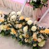 100CM Romantic Wedding Flower Wall Arrangement Artificial Road Lead Flowers for Wedding Party Arch Flowers Garland Backdrop Home Party Decoration