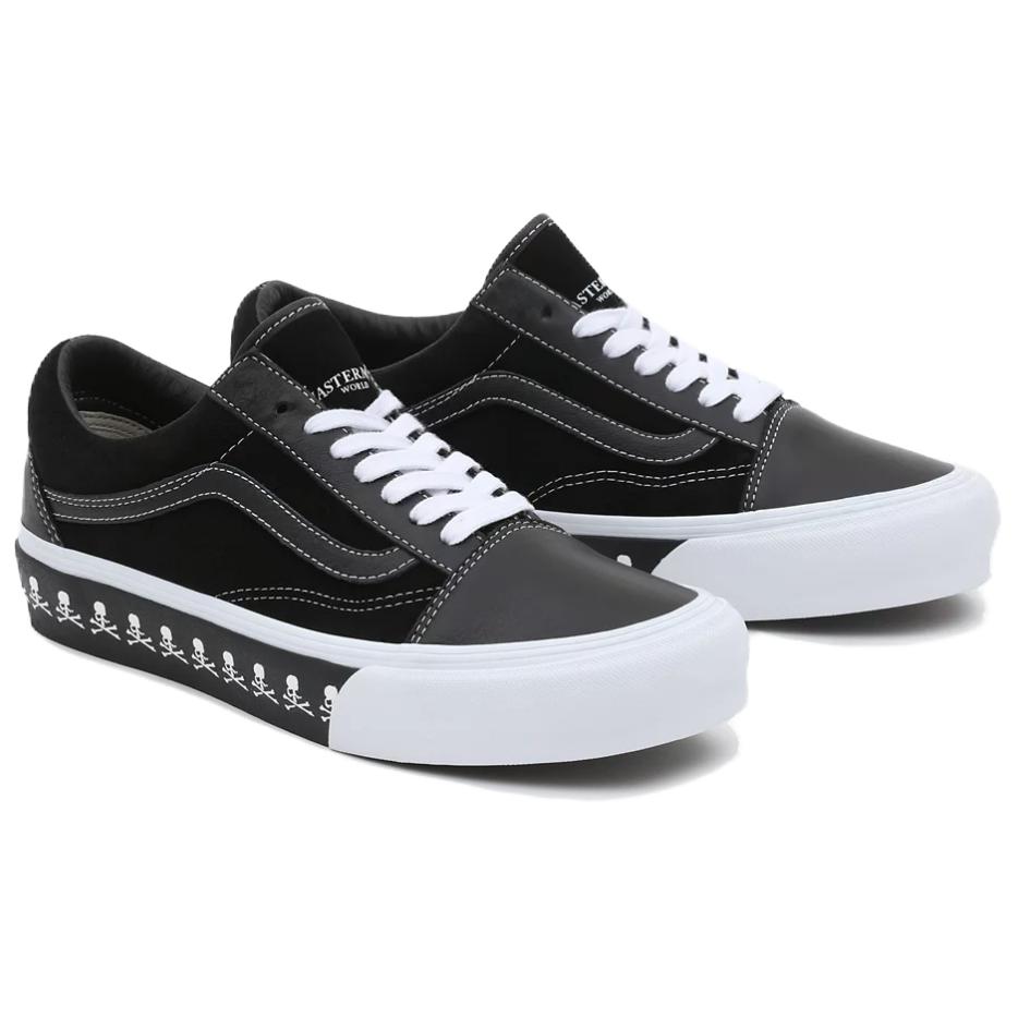 Mastermind World x Vans Old Skool VLT LX Панк-культура Унисекс Кроссовки Черные VN0A4BVFBLK