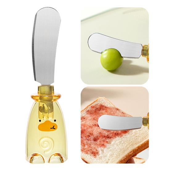Столешница, лопатка для масла, мультяшное пищевое лезвие из нержавеющей стали, стоячий хлеб, тост, сыр, десерт, варенье, инструмент для разбрасывания крема, кухонные гаджеты