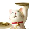 Кот Подставка-лоток для хранения на стол Статуэтка Многофункциональная для Прихожей Магазина Входа Декор