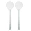 2Pcs Lollipop Fly Swatter Long Handle Heavy Duty Lightweight Hangable Wide Fine Mesh Indoor Outdoor Manual