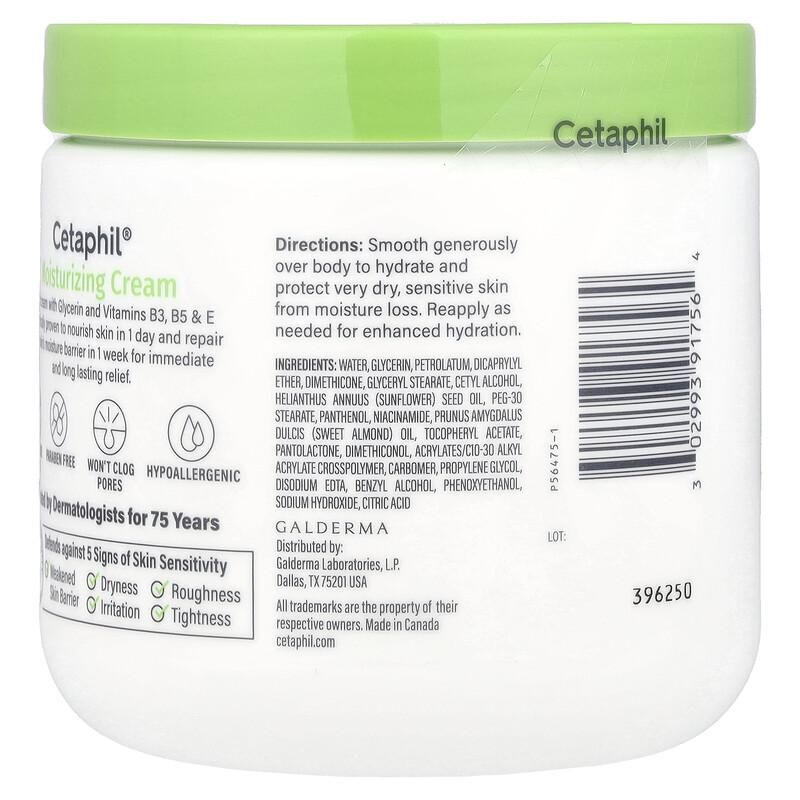 Moisturizing Cream, Fragrance Free, 16 oz (453 g)