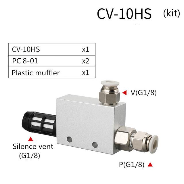 Бесплатная доставка Вакуумный генератор ACV CV-10HS 20HS 25HS вакуумный генератор присоска контроль отрицательного давления вакуумный клапан