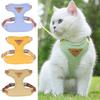 Cozy Soft Cat Harness and Leash for Walking Adjustable Pet Harnesses for Cats Gotas Katten Kleding Kitten Mascotas Accessories